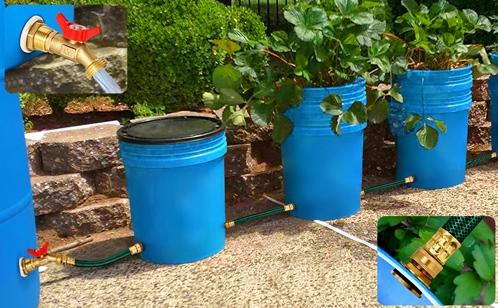 rain barrel linking kit