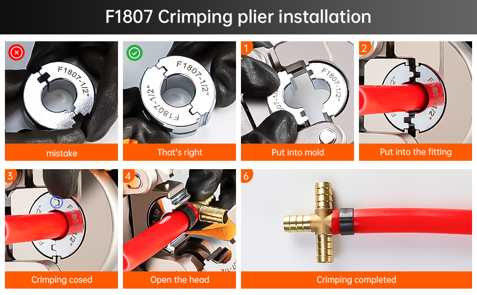 hydraulic pipe crimping tool