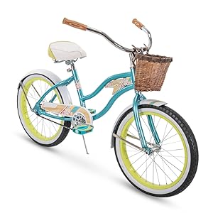 cruiser bike, huffy bike , panama jack bike, 26 inch bike, bike with basket , wicker basket , beach
