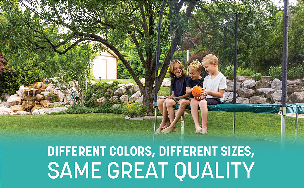 different colors, different sizes, same great quality