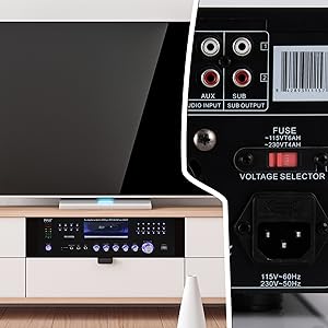 bluetuth microphone;pile amplifier;ub headphones wireless;stereo receiver;echo;4Channel Wireless;