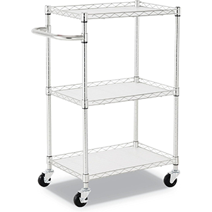 Capacity 3-Shelf Wire Cart