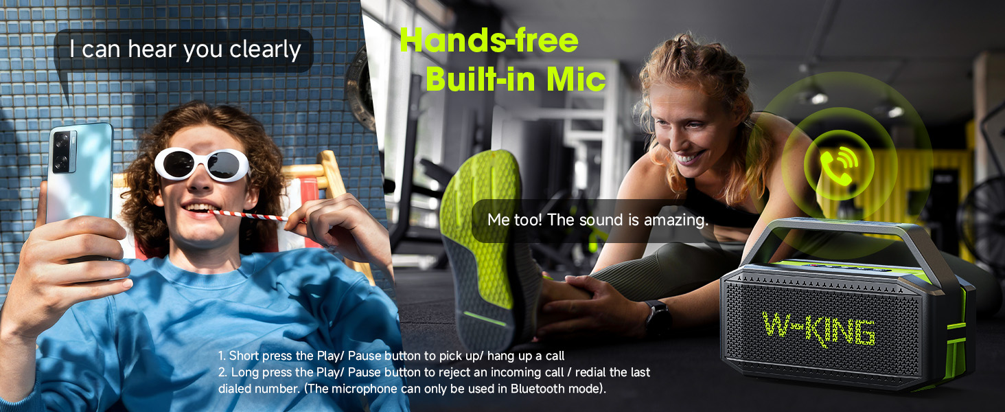 bluetooth speaker w-king