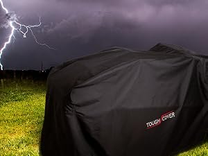 Tough Cover Riding Lawn Mower Cover, Extreme. 600D Marine Grade, Universal Fit Tractor, Heavy Duty