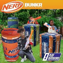 laser tag barriers inflatable barrel laser tag course inflatable combat adults nerf bunkr battle