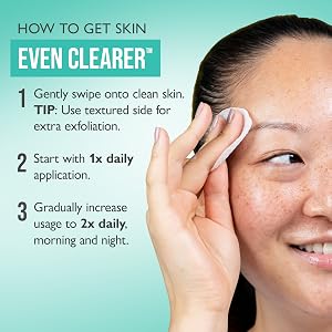 Peter Thomas Roth, even clearer Max Complexion Correction Pads, usage