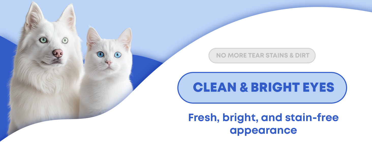 eye cleaner for dogs and cats care tear stain dirt curst wipes
