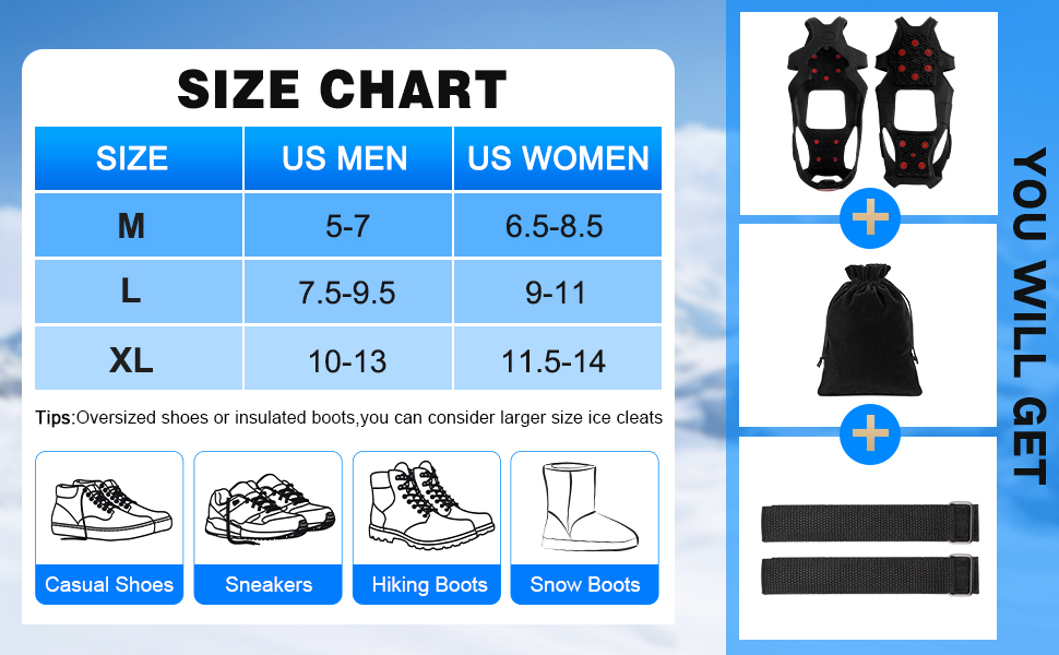 ice cleats for shoes and boots