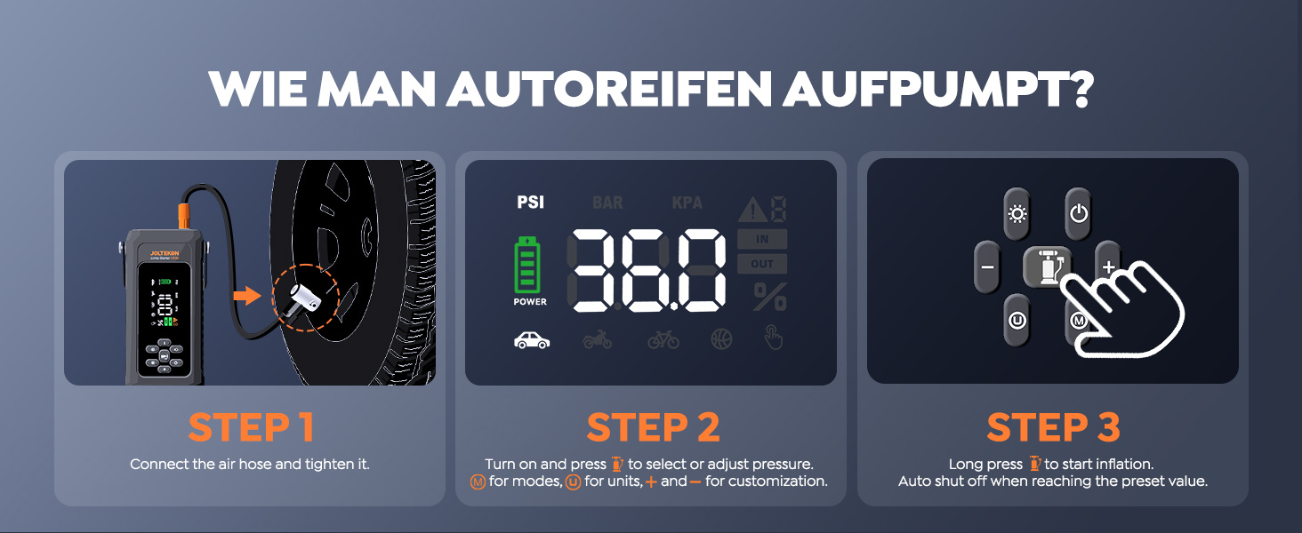 car battery charger jump starter