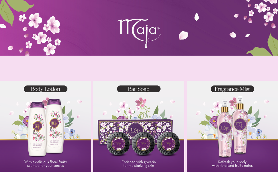 Maja Plum, Bar Soap, Body Lotion, Body Mist, Fragrance