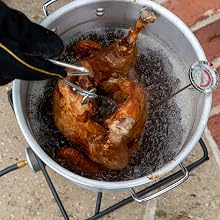 loco turkey fryer pot kit qt crab boiler basket stand cooker quart seafood boiling outdoor fryers