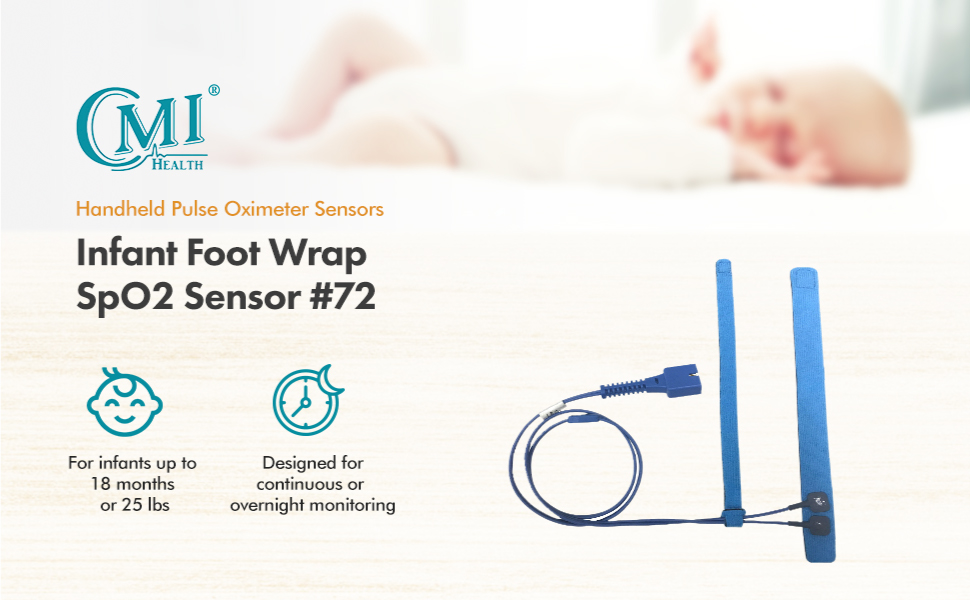 Infant Foot Wrap SpO2 Sensor #72 CMI Health