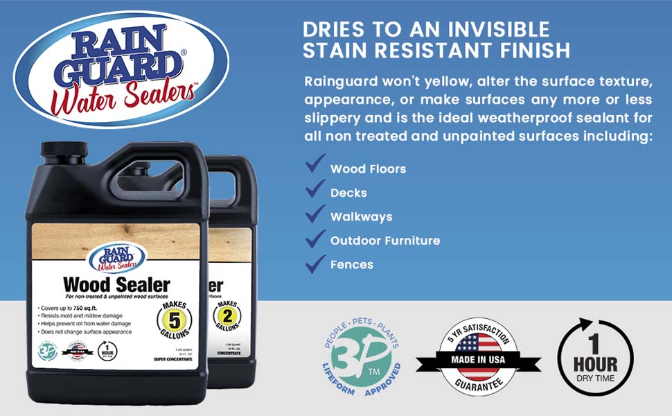 wood sealer rain guard