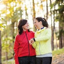 Two People Hiking