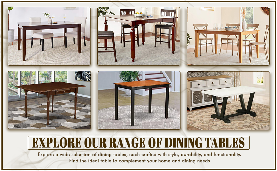 Dining Set Includes a Rectangle Xtenczar Dining Table