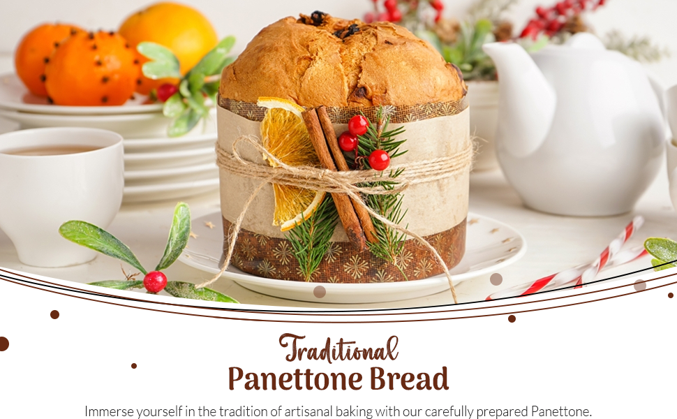 classic large panettone italian orange slice pannetonne fruit cake panettoni bellamore gift