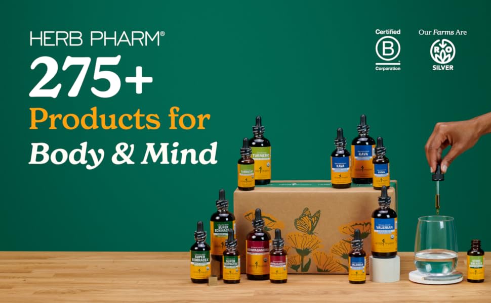 herb pharm tinctures mullein tincture echinacea kava kava ashwagandha