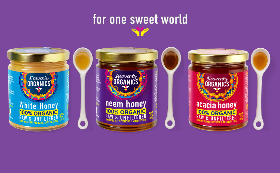 Heavenly Organics 100% Organic Raw Acacia Honey