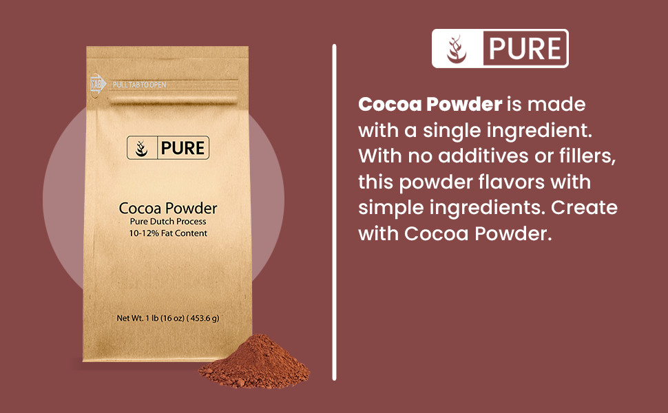 cocoa powder is made with a single ingredient