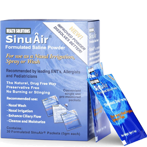 SinuAir, nasal wash, sinus rinse, sinupulse