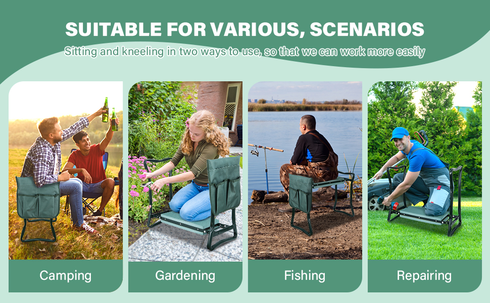 Folding Garden Kneeler Seat