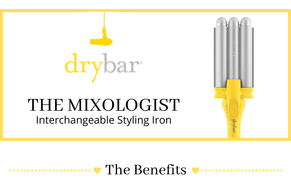 drybar THE MIXOLOGIST INTERCHANGEABLE STYLING IRON