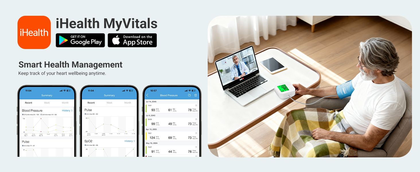 Blood Pressure Monitor with APP