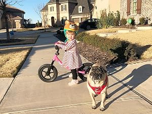 pink balance bike