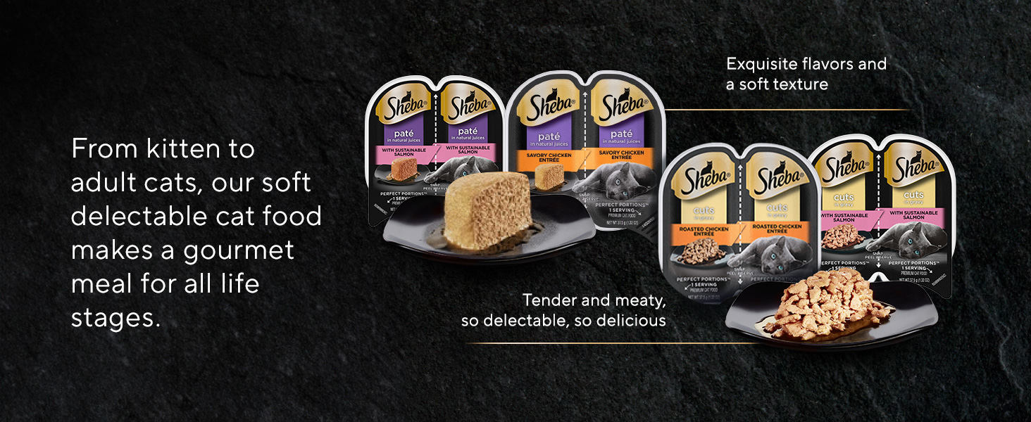 Sheba pate wet cat food