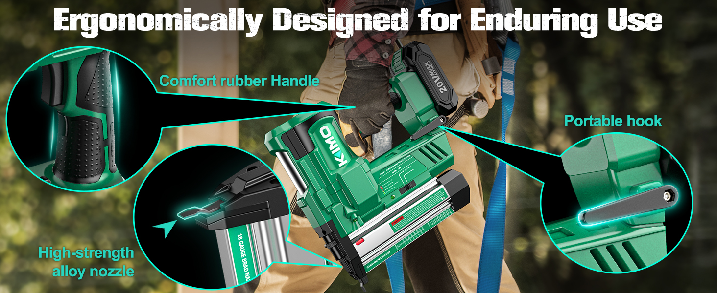 Ergonomically Designed for Enduring Use