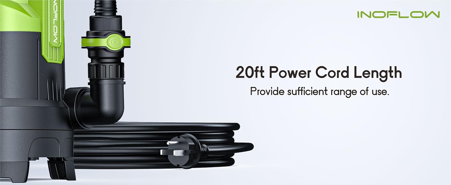 20ft Power Cord Length