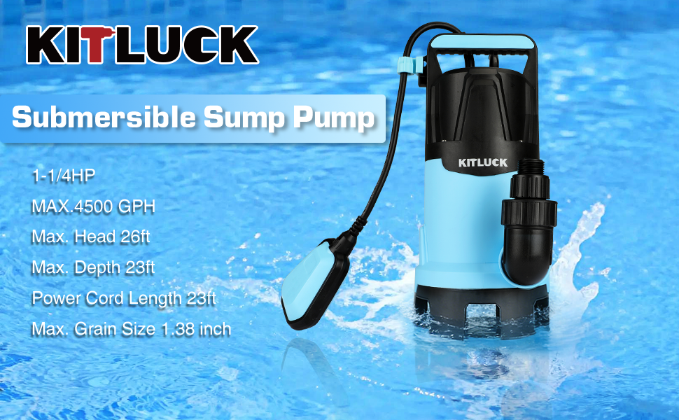 submersible sump pump