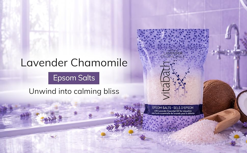 Vitabath Lavender Chamomile Epsom Salts 1
