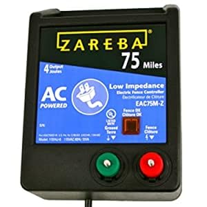 zareba, electric fencing, horses, cattle, pigs, goats, 75 mile energizer, 75 mile charger