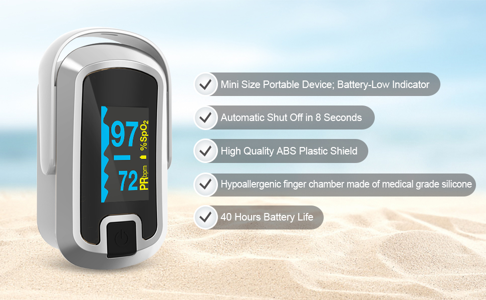 fingertip pulse oximeter oxygen meter finger pulse oximeter