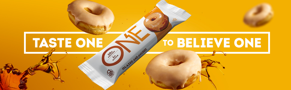 One Bar, One Brands, One Protein Bar, Protein Bar, Maple Glazed Doughnut Protein Bar, One