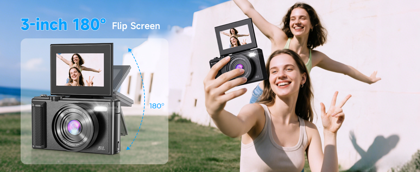 180° Flip Screen