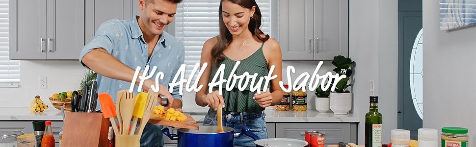 Couple cooking in the kitchen