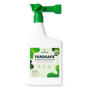 yardsafe bug control to kill fleas, ticks, ants, mosquitoes, scorpions, mites, wasps, roaches