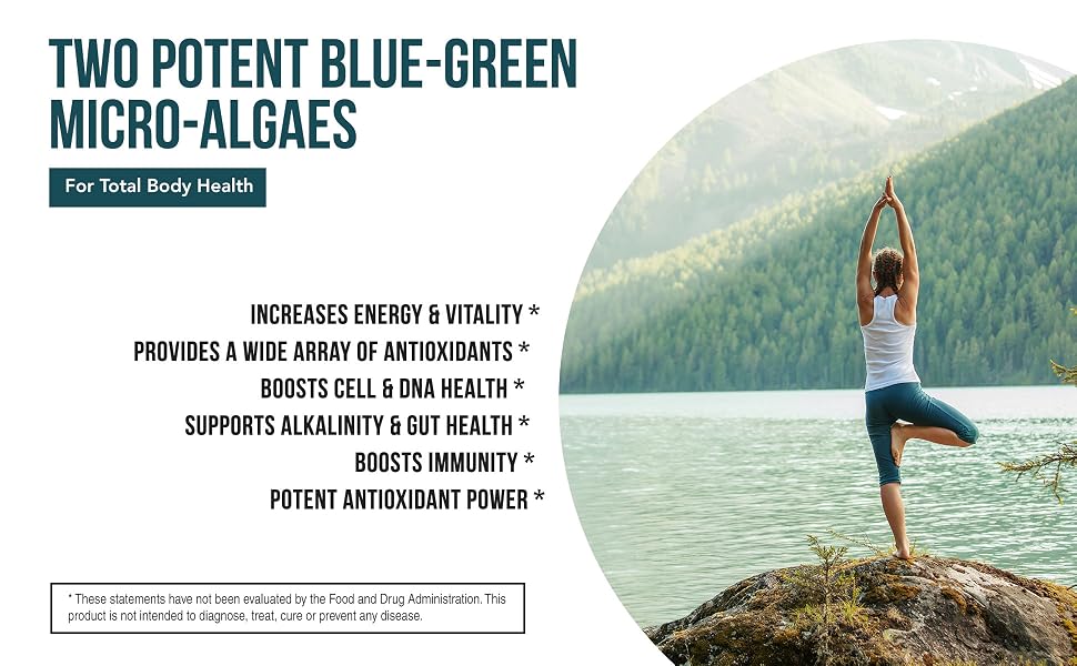 spirulina, chlorella, spirulina chlorella