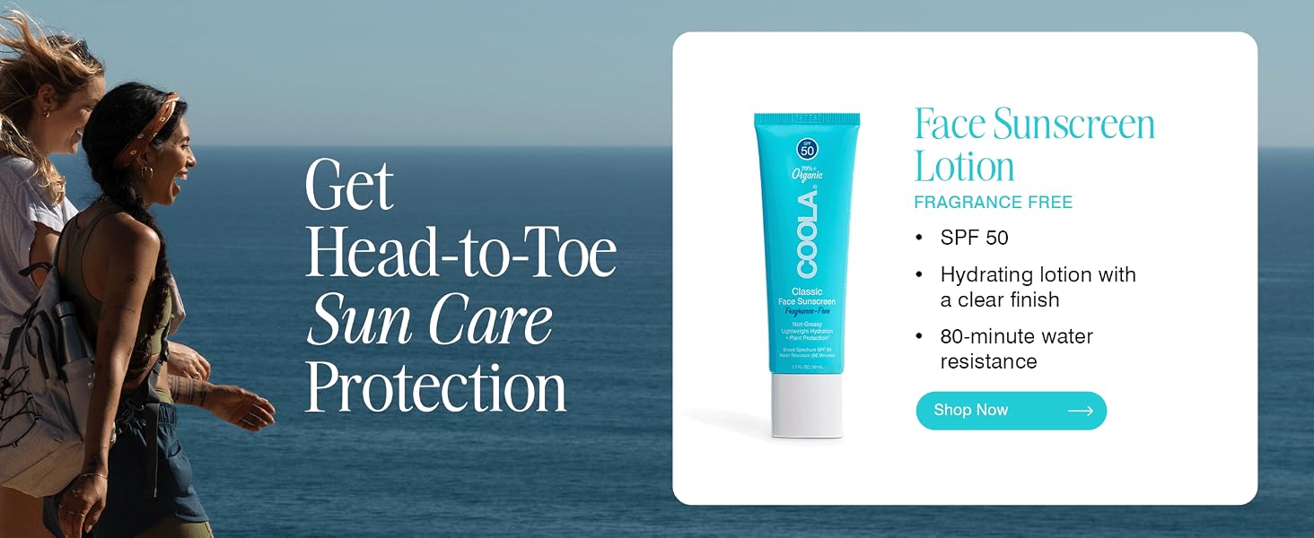 get head-to-toe sun care protection-Face sunscreen lotion