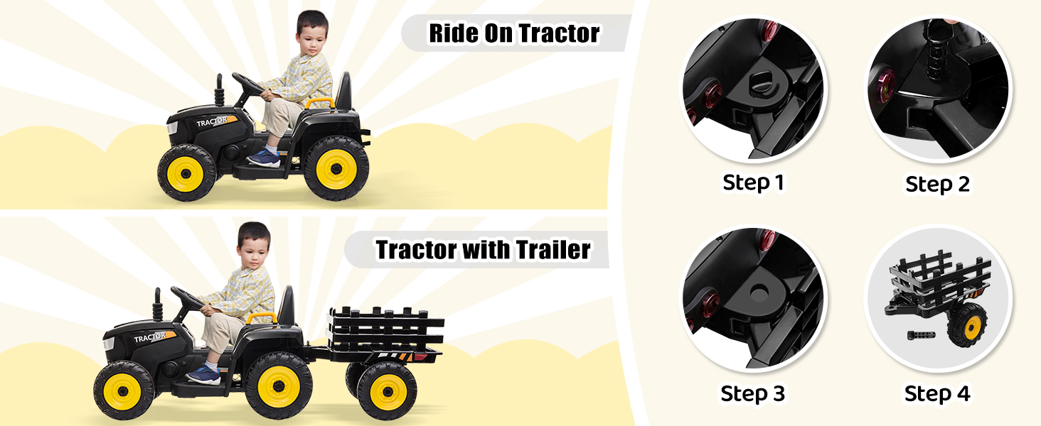 2 in 1 Tractor