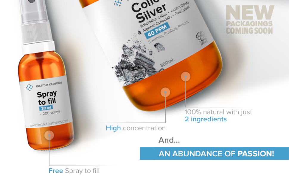 Colloidal silver liquids 40 PPM 2