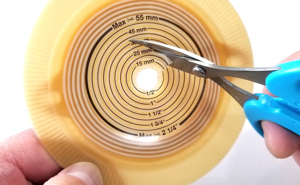 ostomy wafer scissors cutter