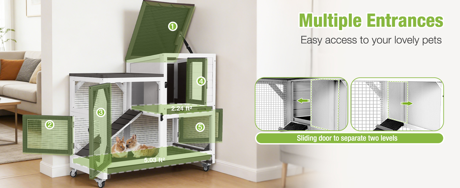 rabbit hutch indoor rabbit cage outdoor bunny cage