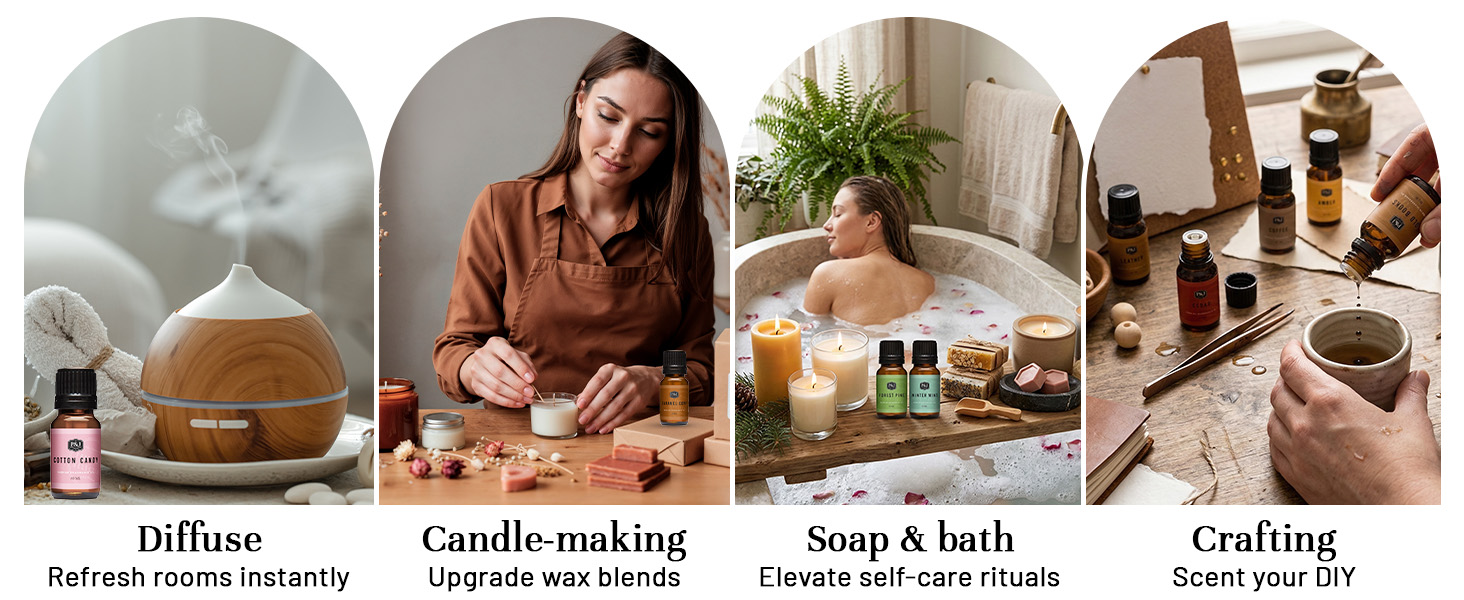 Fragrance Oils for Diffusers for Home Spice Set Fragrance Scents for Candle Making