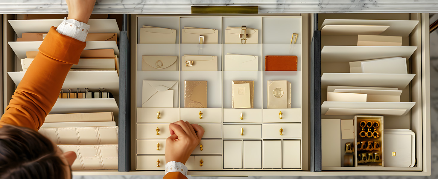 black drawer divider