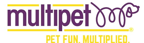 Multipet Logo. Pet Fun. Multiplied.