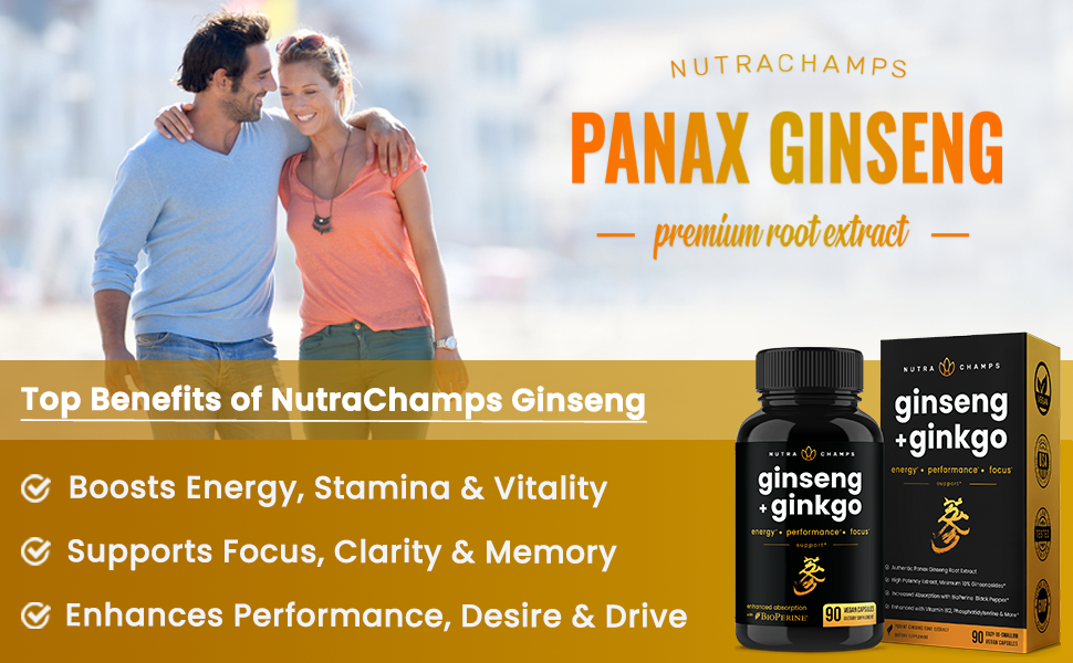 Ginseng with Ginkgo