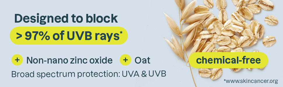 BROAD SPECTRUM UVA UVB MINERAL CHEMICAL FREE SUNSCREEN